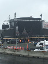 East Bound Hoedown scaffold addition to the stage