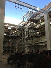 Scaffolding demonstration in Las Vegas 2014