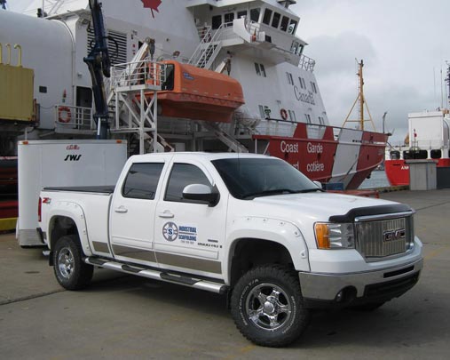 Industrial Scaffold Inc Truck at Coast_Guard